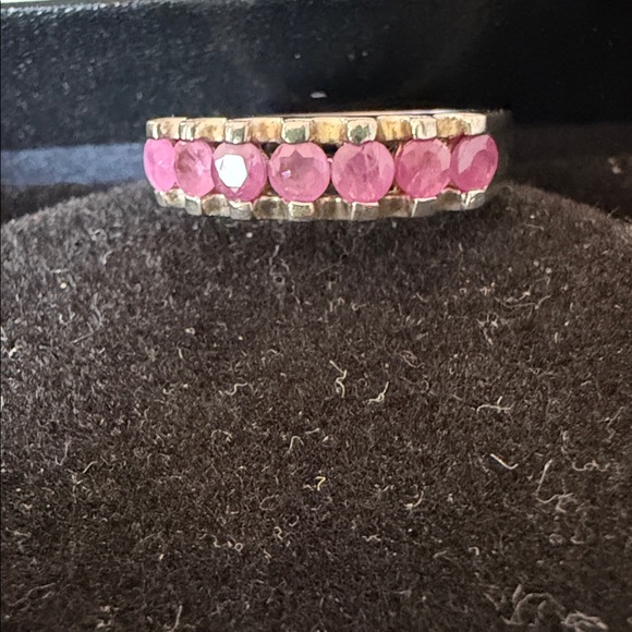 Sterling Silver semi-precious gemstone Bracelet and Ring Set - Picture 3 of 12